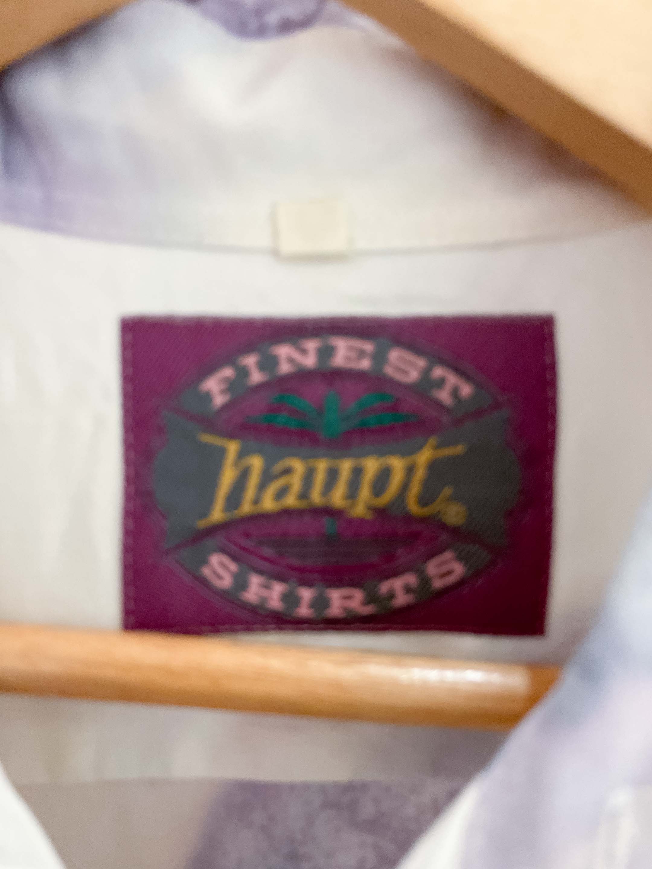 Vintage haupt white mens medium shirt