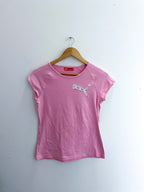 Vintage large puma pink womens tshirt
