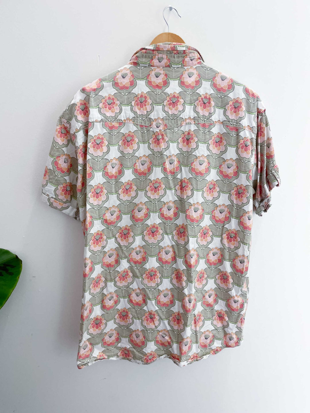 Vintage scotch floral pattern mens multi shirt