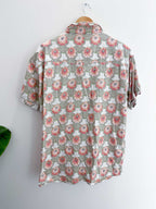 Vintage scotch floral pattern mens multi shirt