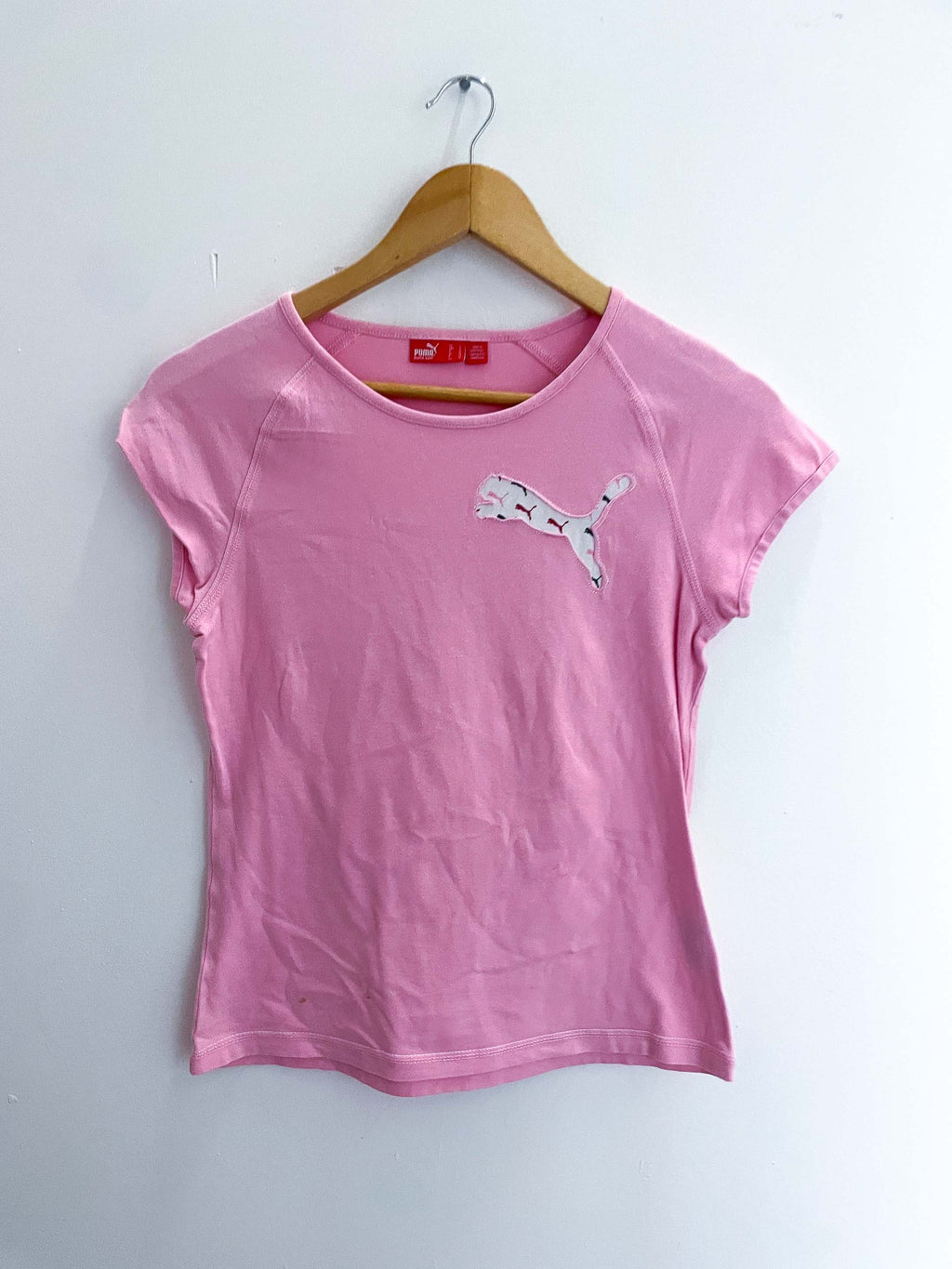 Vintage large puma pink womens tshirt