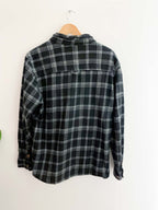 Vintage lee copper thick flannel mens green shirt size XL