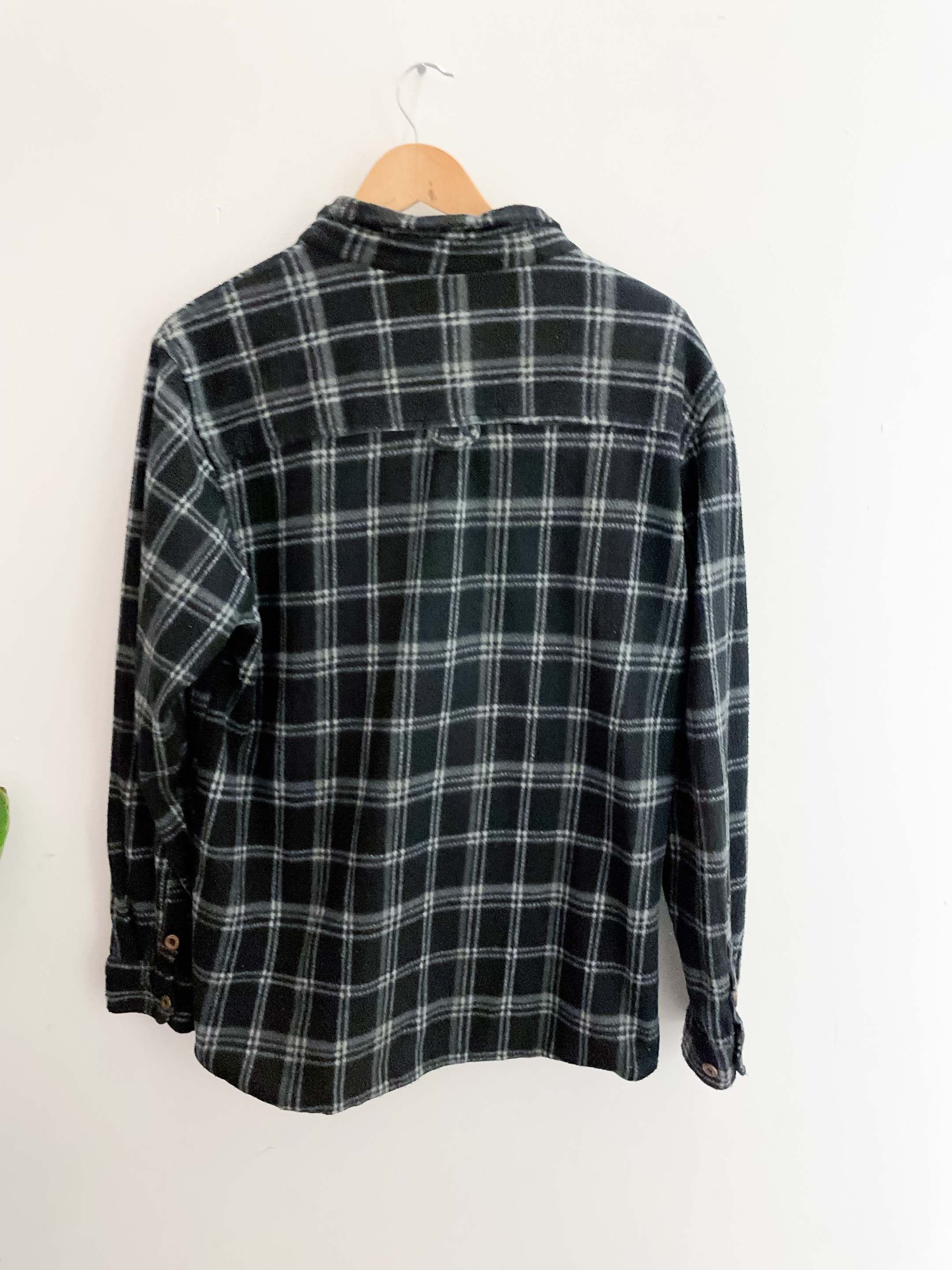 Vintage lee copper thick flannel mens green shirt size XL