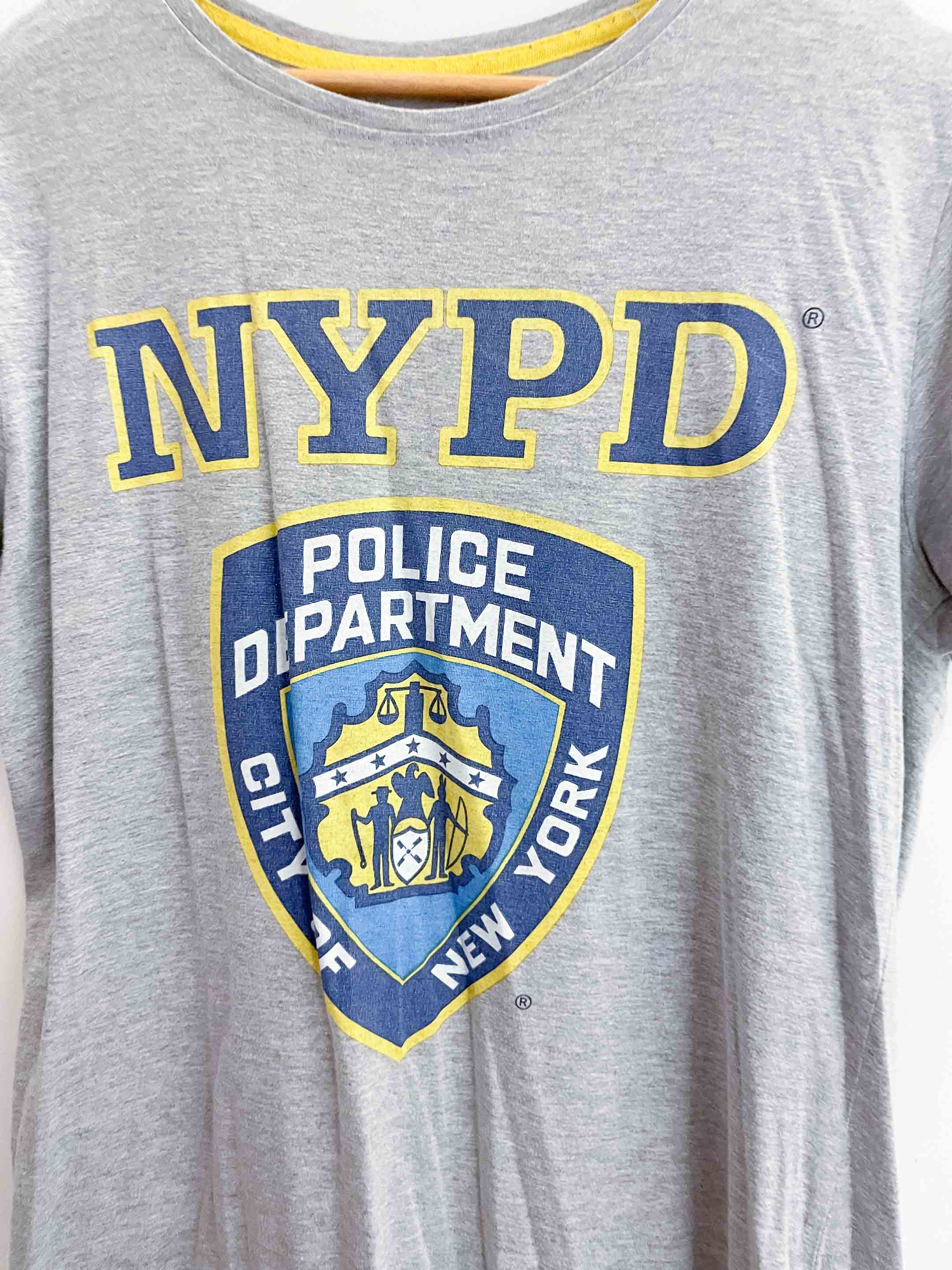 Vintage NYPD grey womens medium tshirt