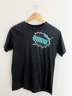 Vintage mens black medium puma tshirt