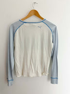 Vintage white puma medium long sleeve tshirt