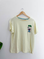 Vintage disney graphics yellow large tshirt