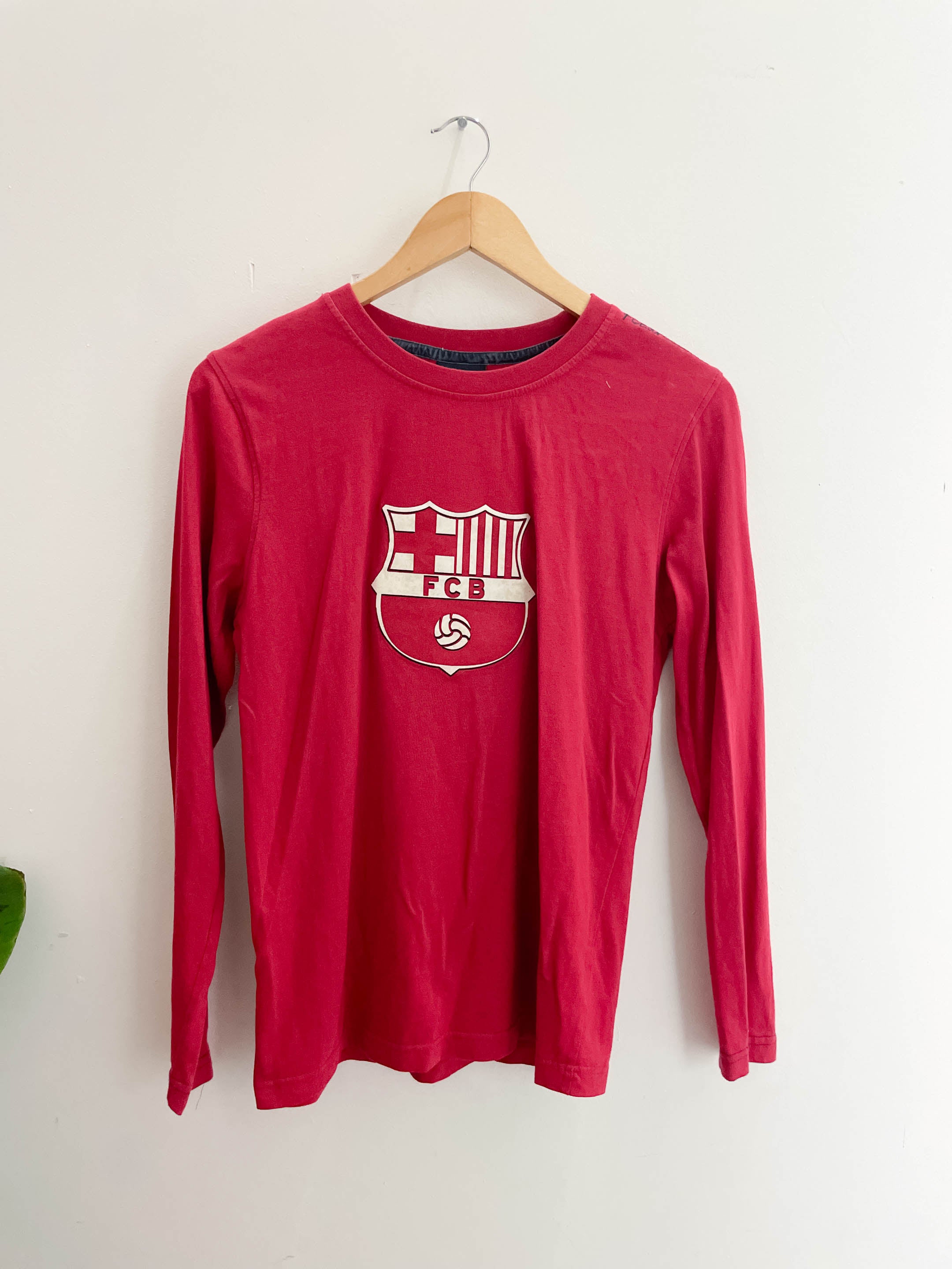 Vintage nike red FC Barcelona medium sweatshirt