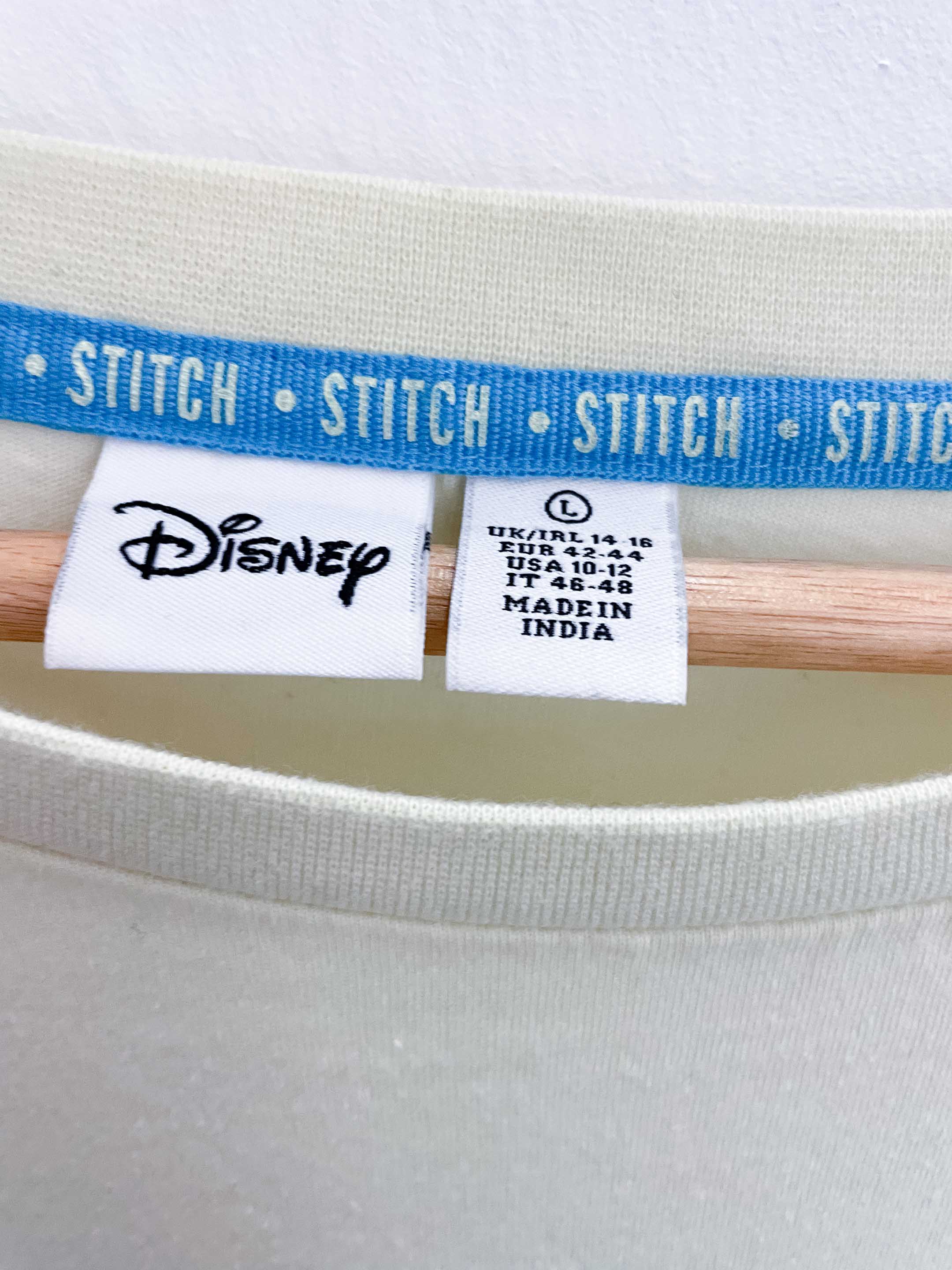 Vintage disney graphics yellow large tshirt