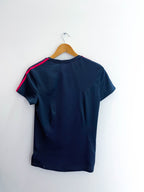 Vintage Adidas climalite running navy blue large tshirt