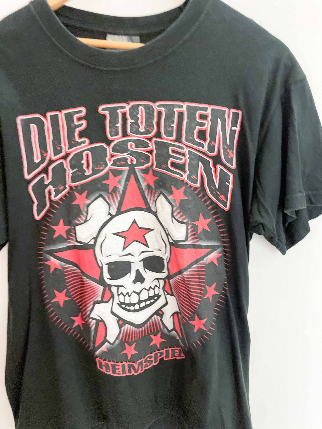 Vintage black medium DIE TOTEN HOSEN “Heimspiel” Hard Rock Punk Band T-Shirt