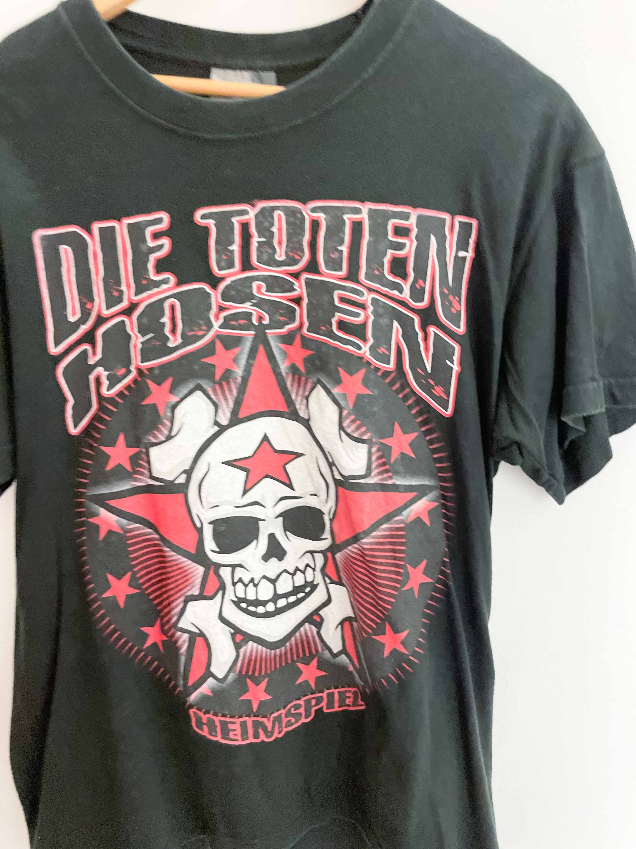 Vintage black medium DIE TOTEN HOSEN “Heimspiel” Hard Rock Punk Band T-Shirt