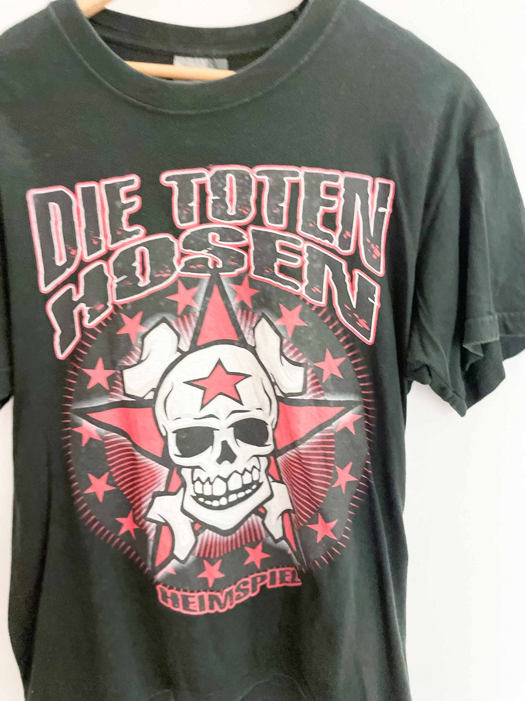Vintage black medium DIE TOTEN HOSEN “Heimspiel” Hard Rock Punk Band T-Shirt