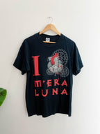 Vintage mera luna graphics black medium tshirt