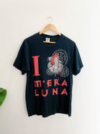 Vintage mera luna graphics black medium tshirt