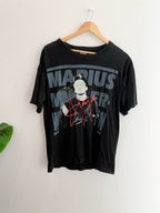Vintage marius alaja graphics black medium tshirts