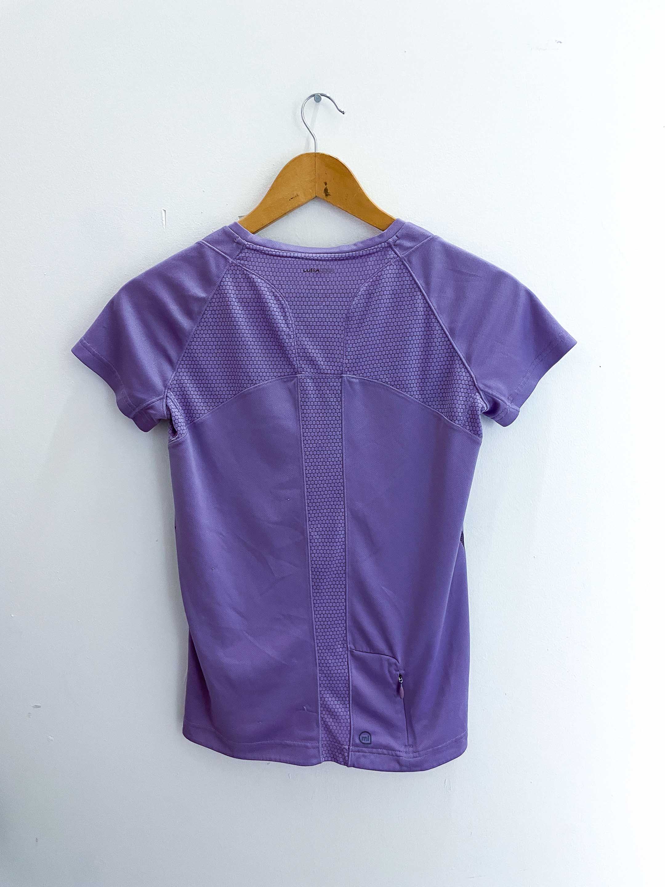 Vintage adidas climacool large purple training tshirt