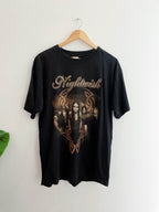 Vintage black nightwish graphics mens tshirt size XL