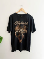 Vintage black nightwish graphics mens tshirt size XL