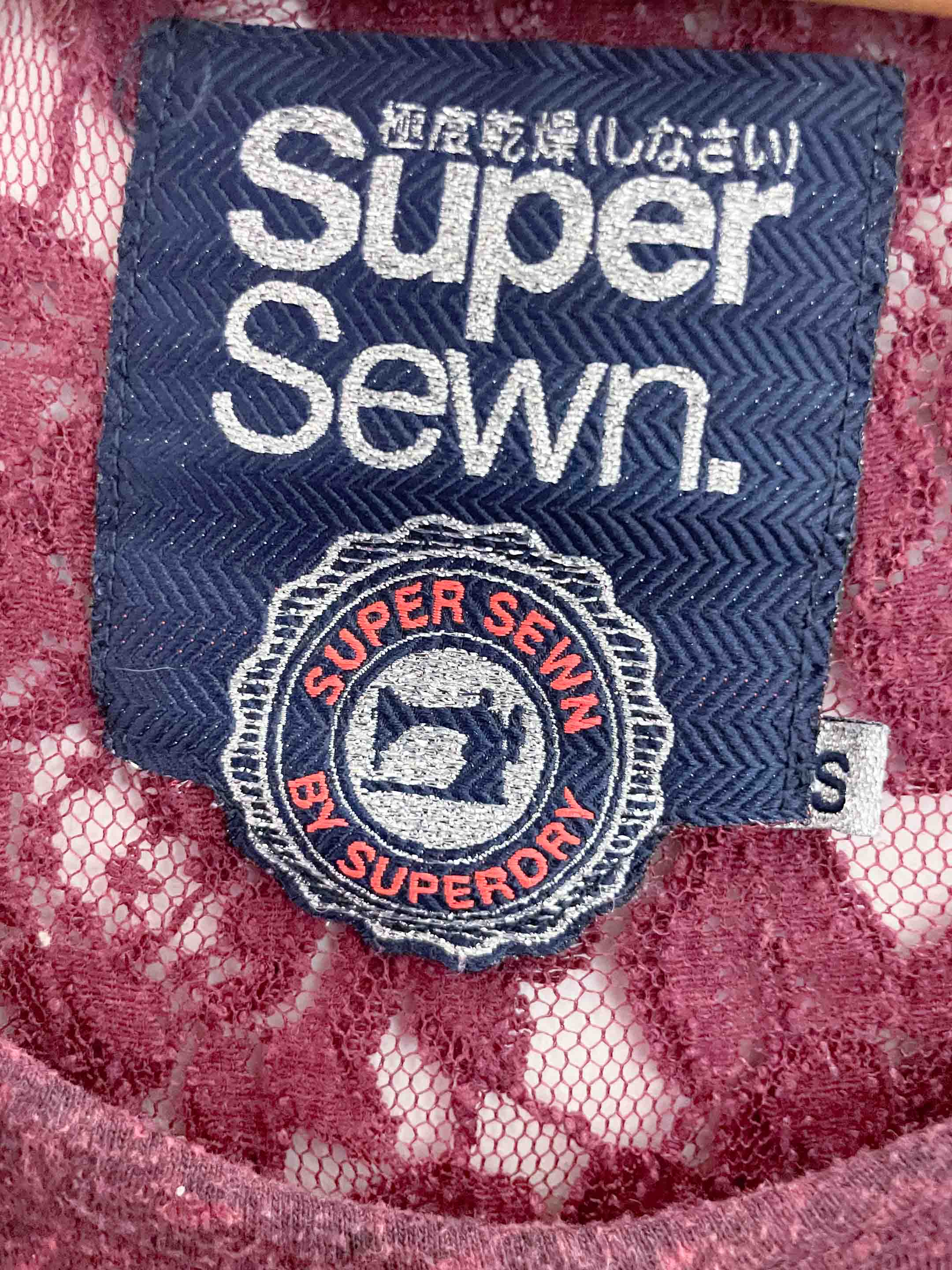 Vintage superdry women sleeveless brown small top