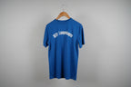 blue short-sleeve Puma t-shirt with a white "WABCO" logo on the front


