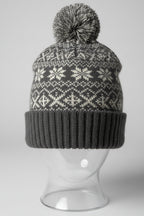 classic patterned knit beanie SKU 7314