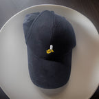 Mens Black Banana print baseball cap