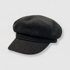 Vintage y2k bakers boy black hat| One size| SKU 1060