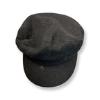 Vintage y2k bakers boy black hat| One size| SKU 1060