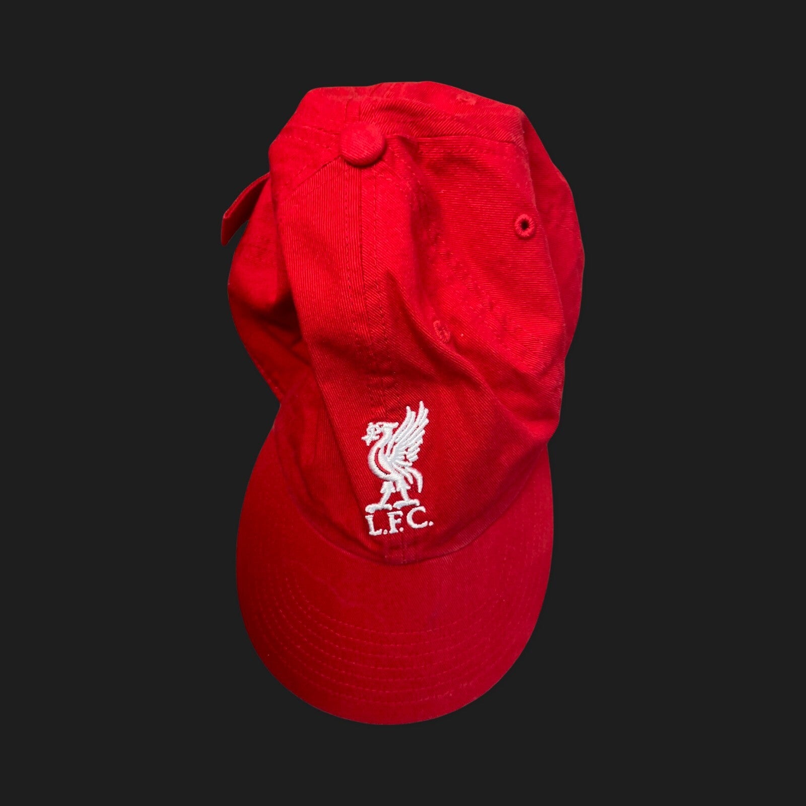 vintage y2k official liverpool fc red baseball cap| One size| SKU 1059