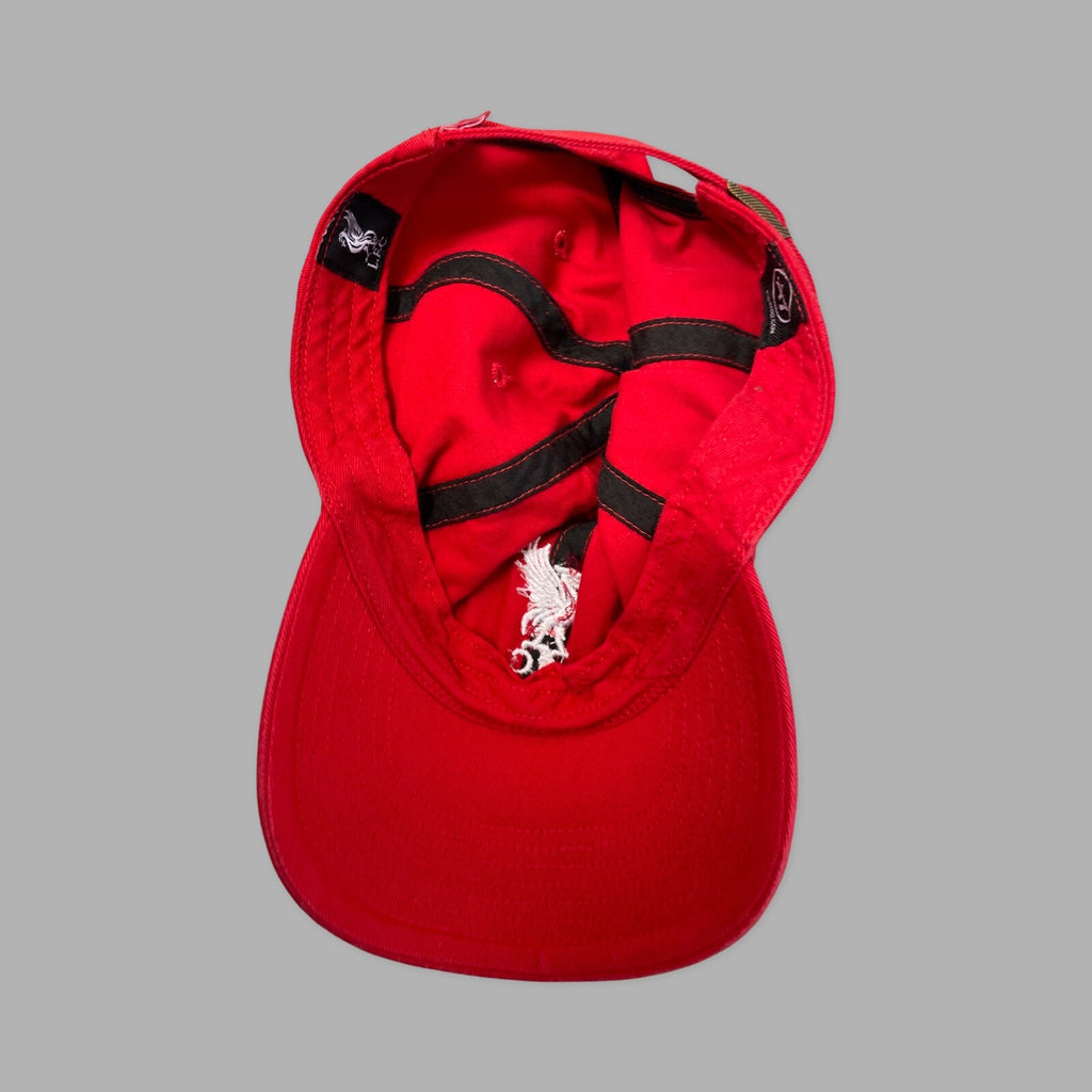 vintage y2k official liverpool fc red baseball cap| One size| SKU 1059