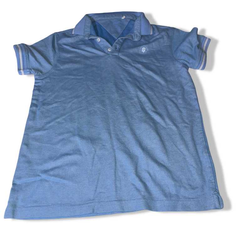 vintage womens Papka blue polo short sleeve tees in L| L26 W18| SKU 5509