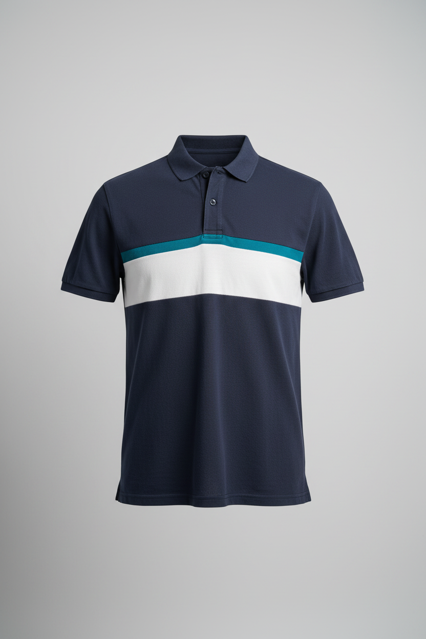 Rubynee vintage y2k blue polo shirt