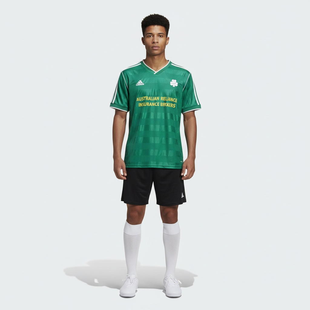 Vintage Green mens Adidas large football jersey