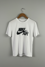Vintage unisex White Nike Air Graphic T-Shirt - Size S