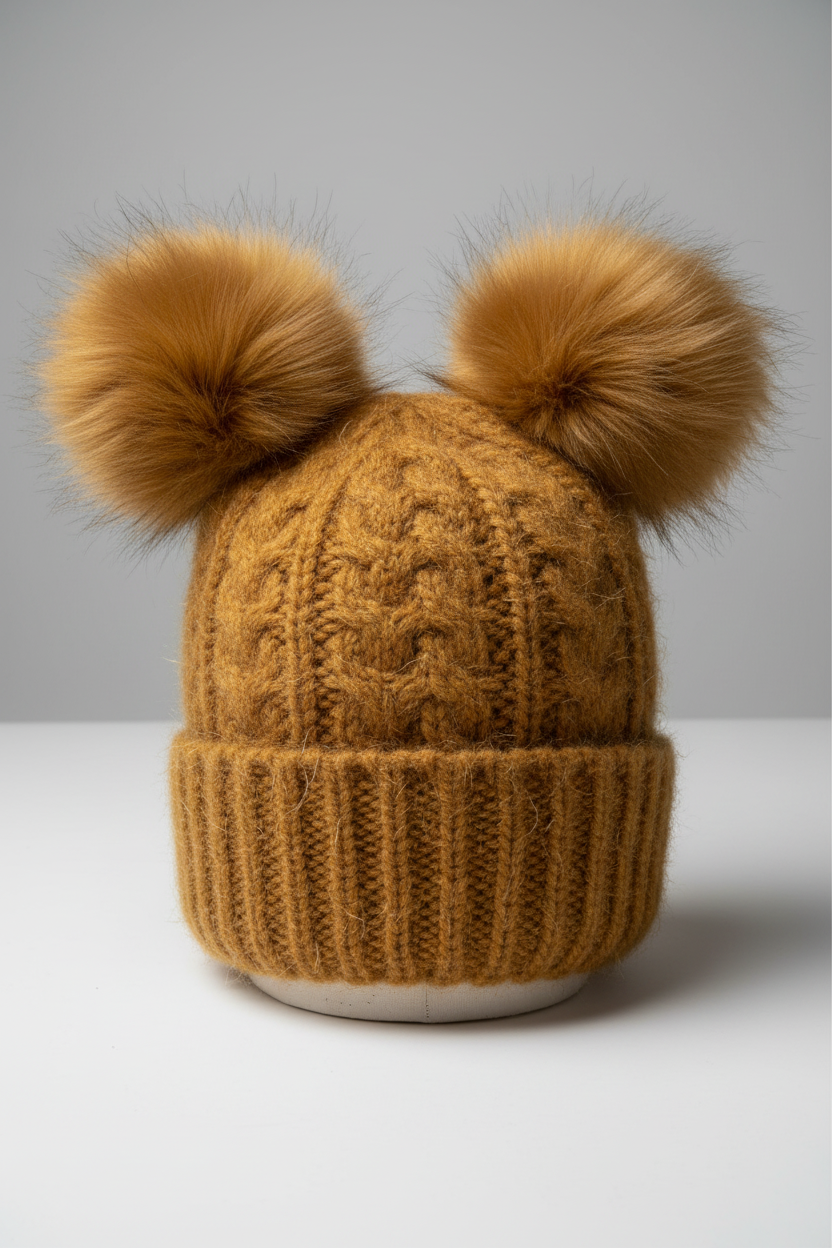 Rubynee Vintage y2k brown benie cap