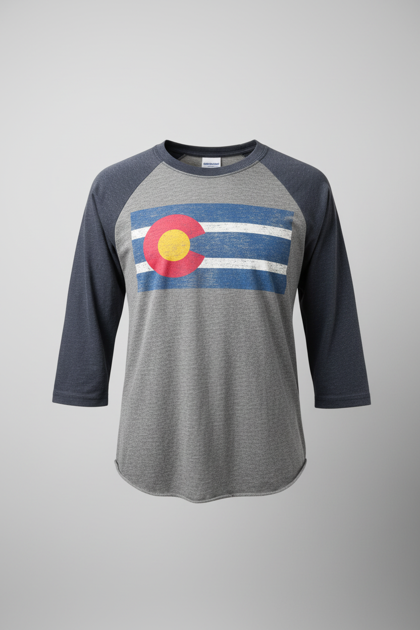 Rubynee Vintage y2k long sleeve tshirt in grey and blue