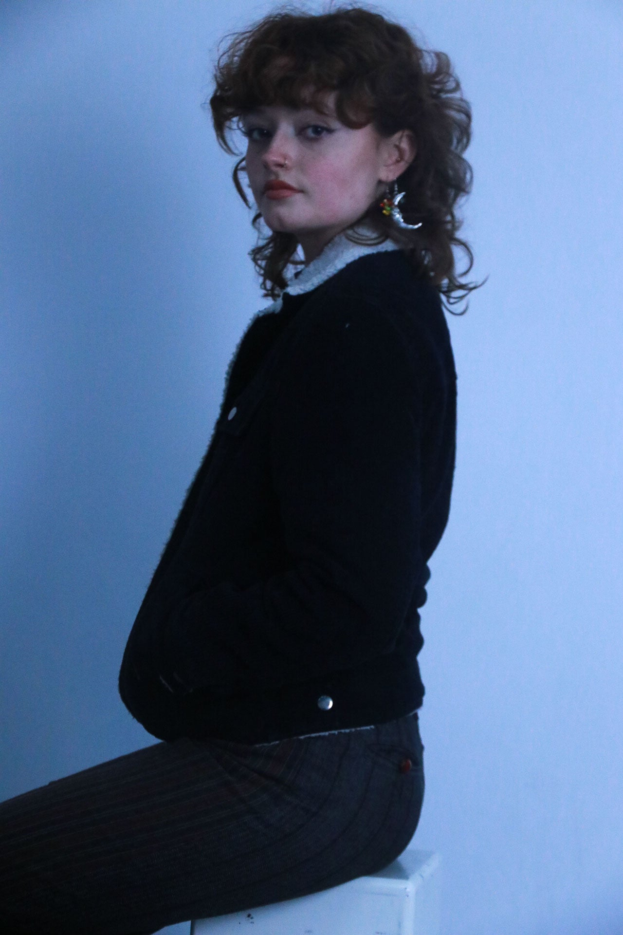 Rubynee Vintage black corduroy jacket 