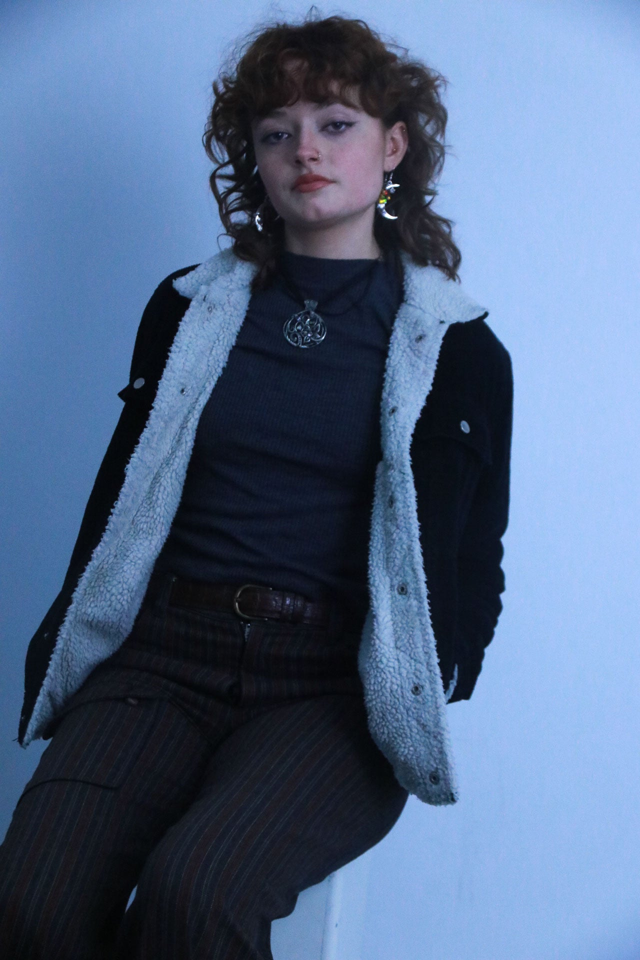 Rubynee Vintage black corduroy jacket 