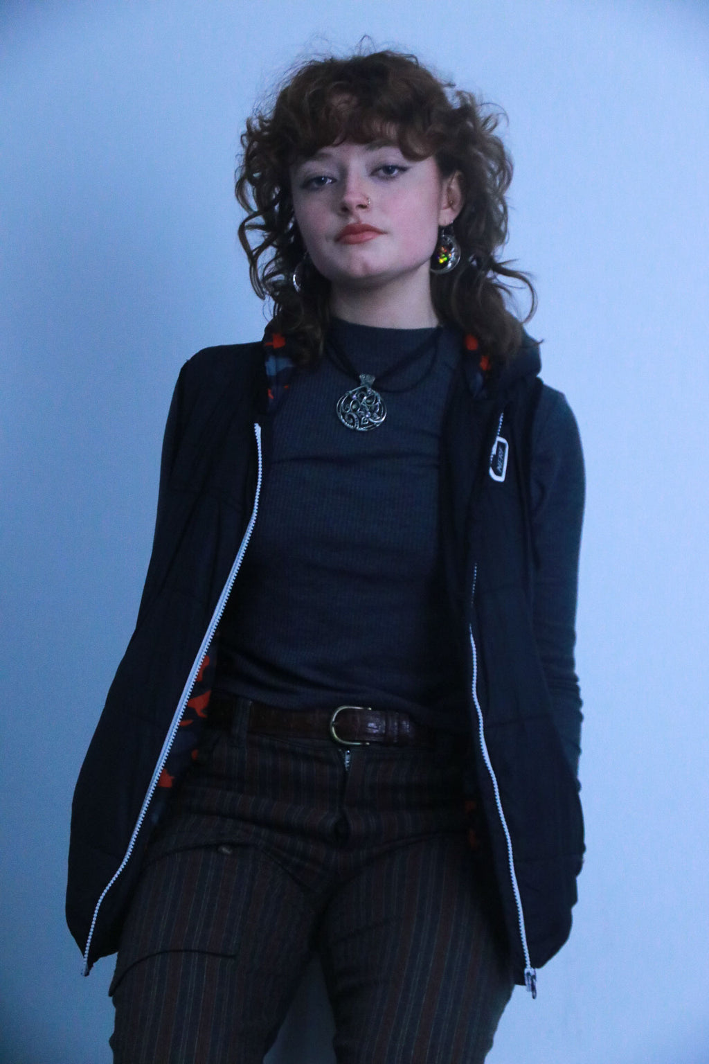 Rubynee Vintage black zip up jacket