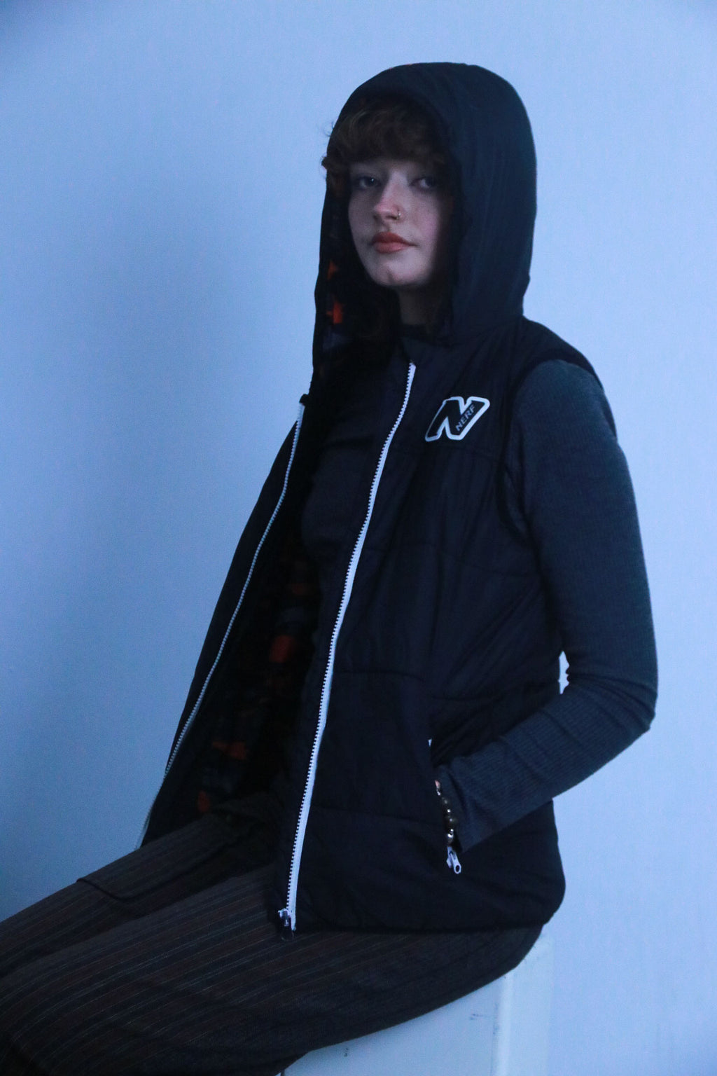 Rubynee Vintage black zip up jacket