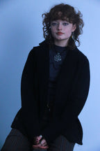 Rubynee Vintage black suede jacket