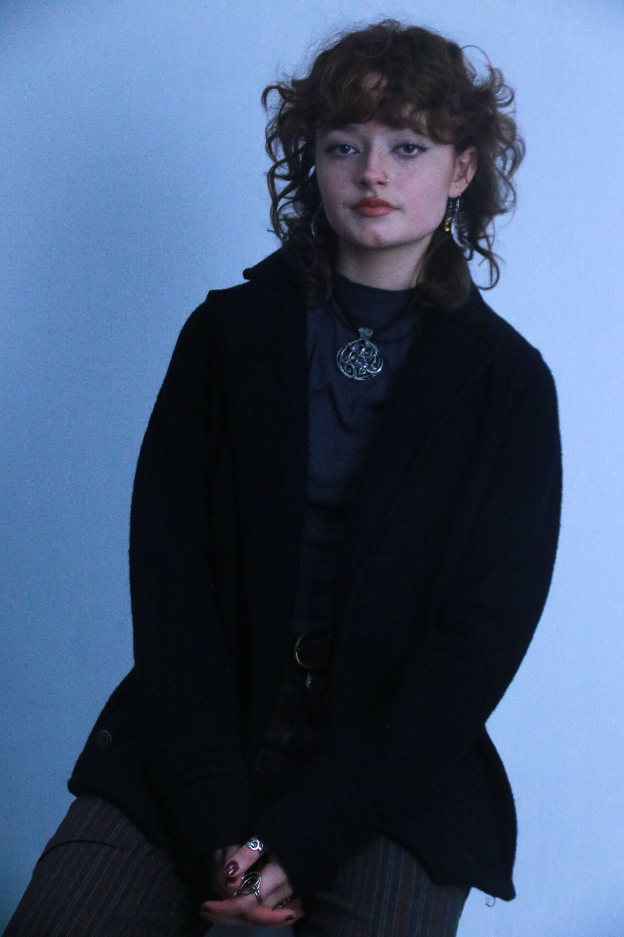 Rubynee Vintage black suede jacket