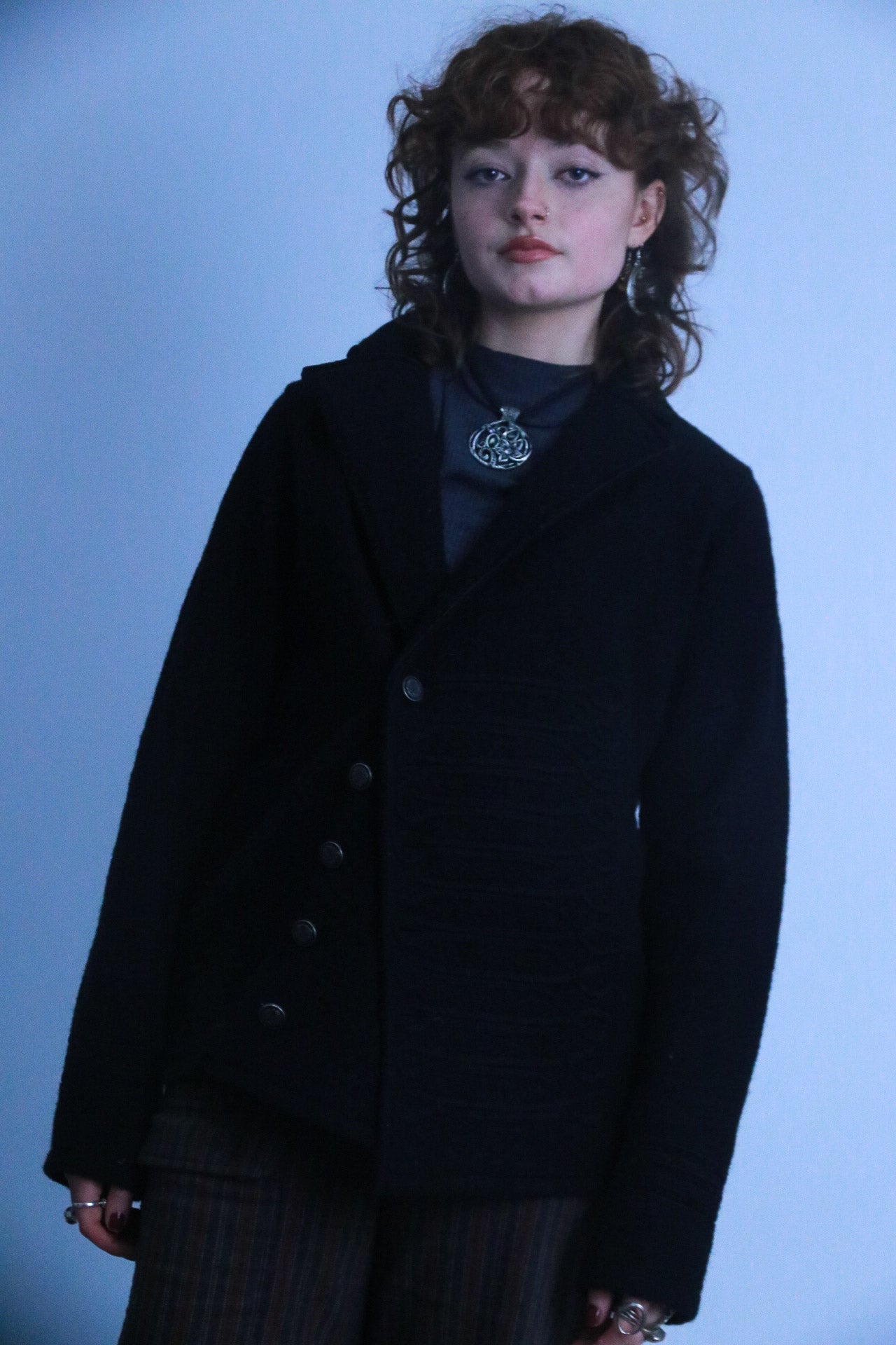 Rubynee Vintage black suede jacket