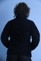 Rubynee vintage black puffed zip up jacket