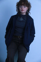 Rubynee Vintage blue waterproof jacket