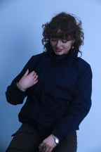 Rubynee Vintage blue waterproof jacket