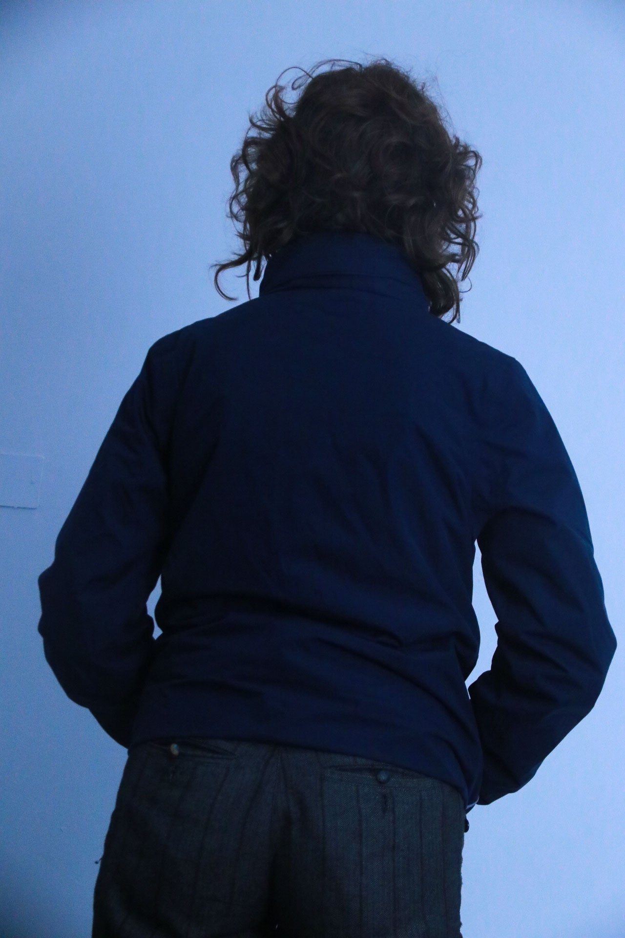 Rubynee Vintage blue waterproof jacket