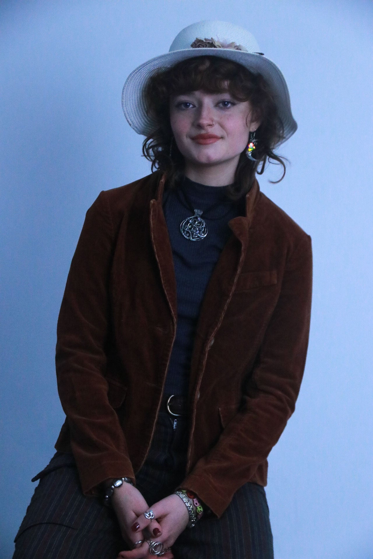 Rubynee vintage brown suede jacket
