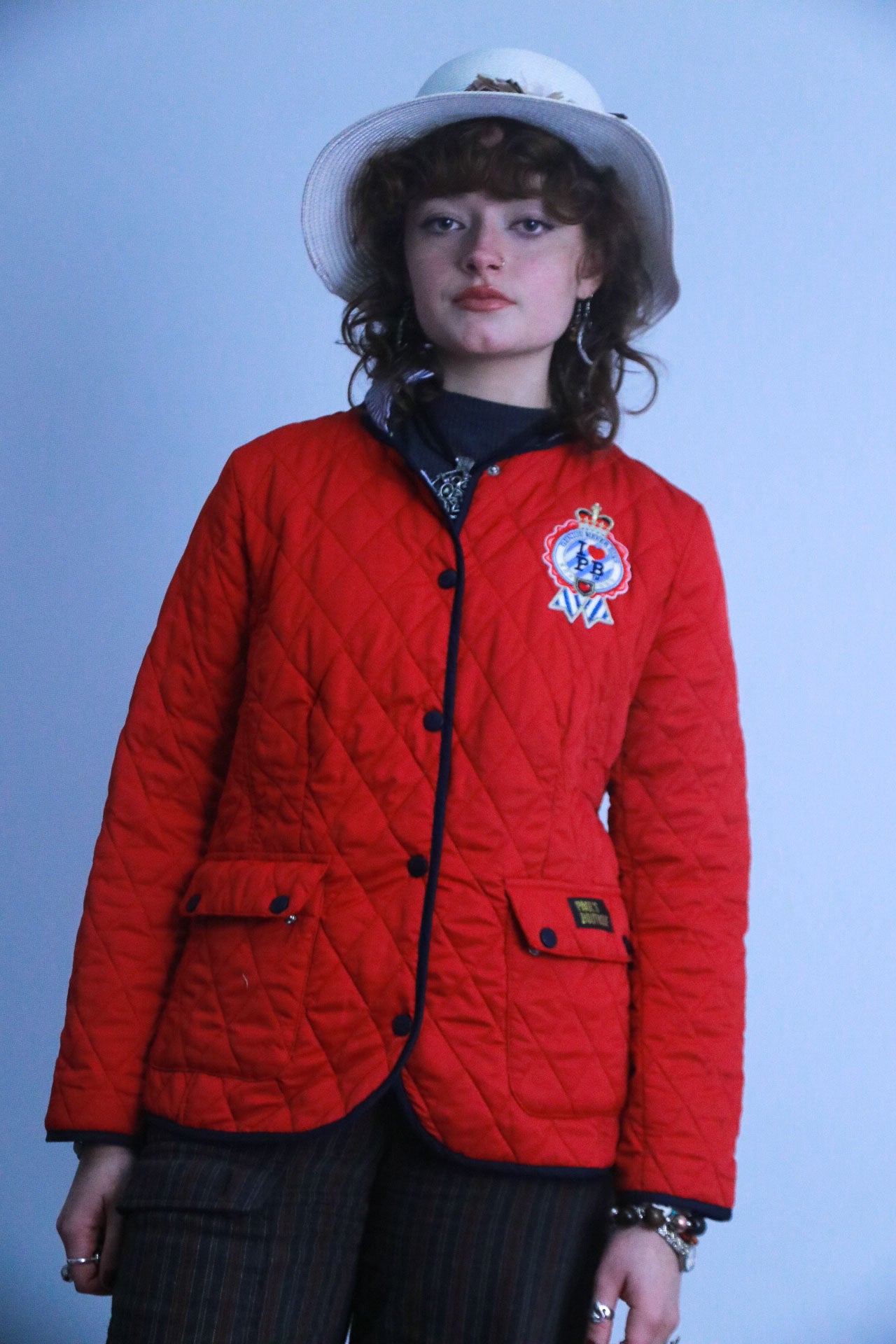 Rubynee vintage red PB puffed jacket
